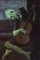 The Old Guitarist 1903 Cubists